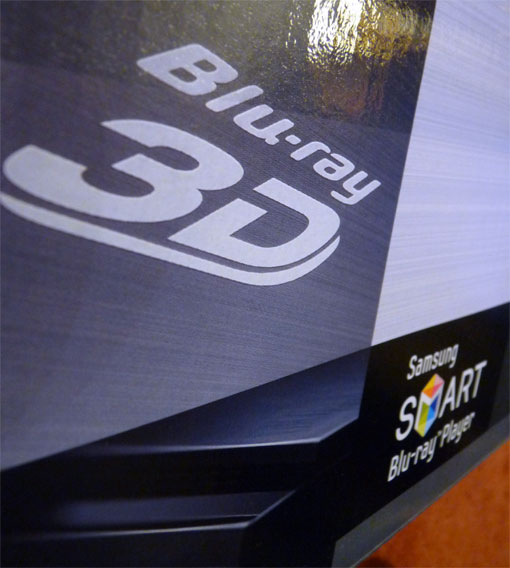 Samsung Karton Logo Blu Ray 3d